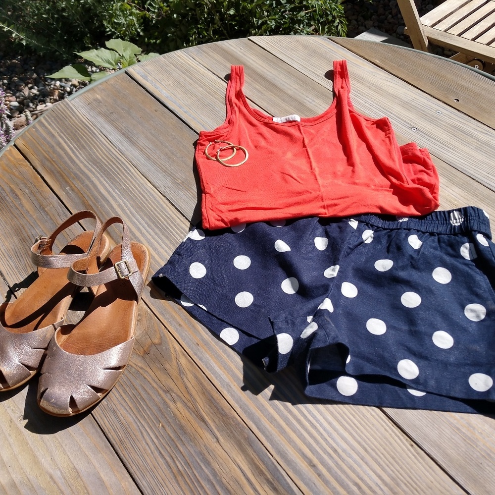 J. Crew Polkadot Shorts